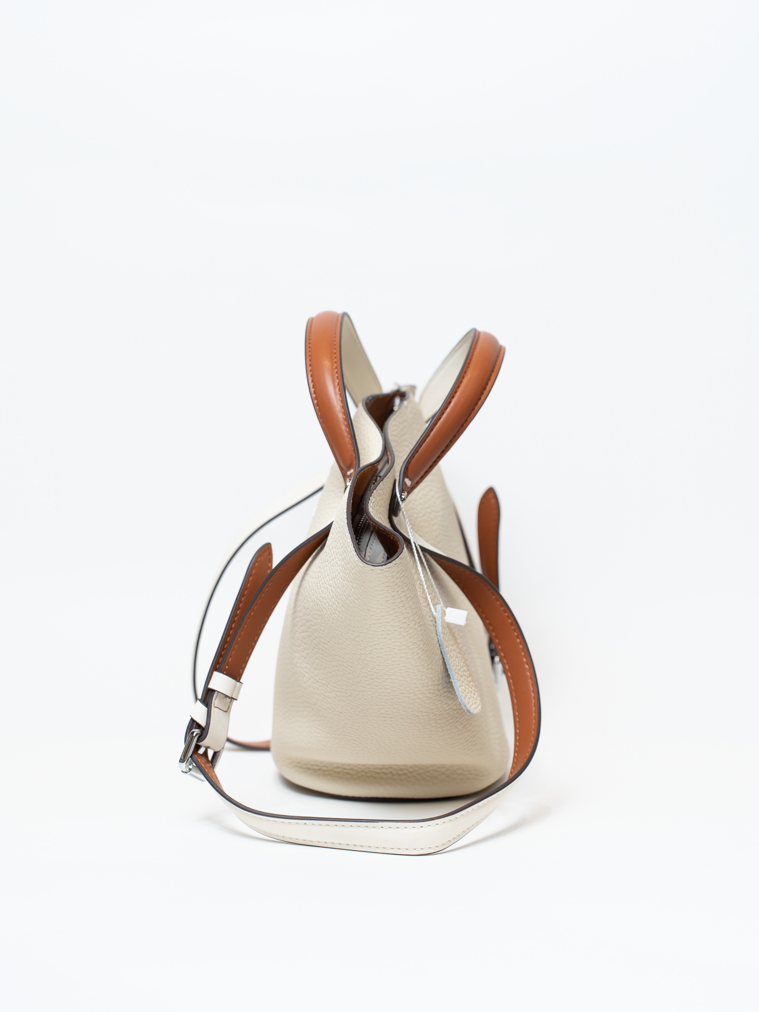 Сумка женская, арт 3837, натуральная кожа, цвет беж.