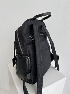 Рюкзак женский, арт 22632, натуральная кожа, цвет черный