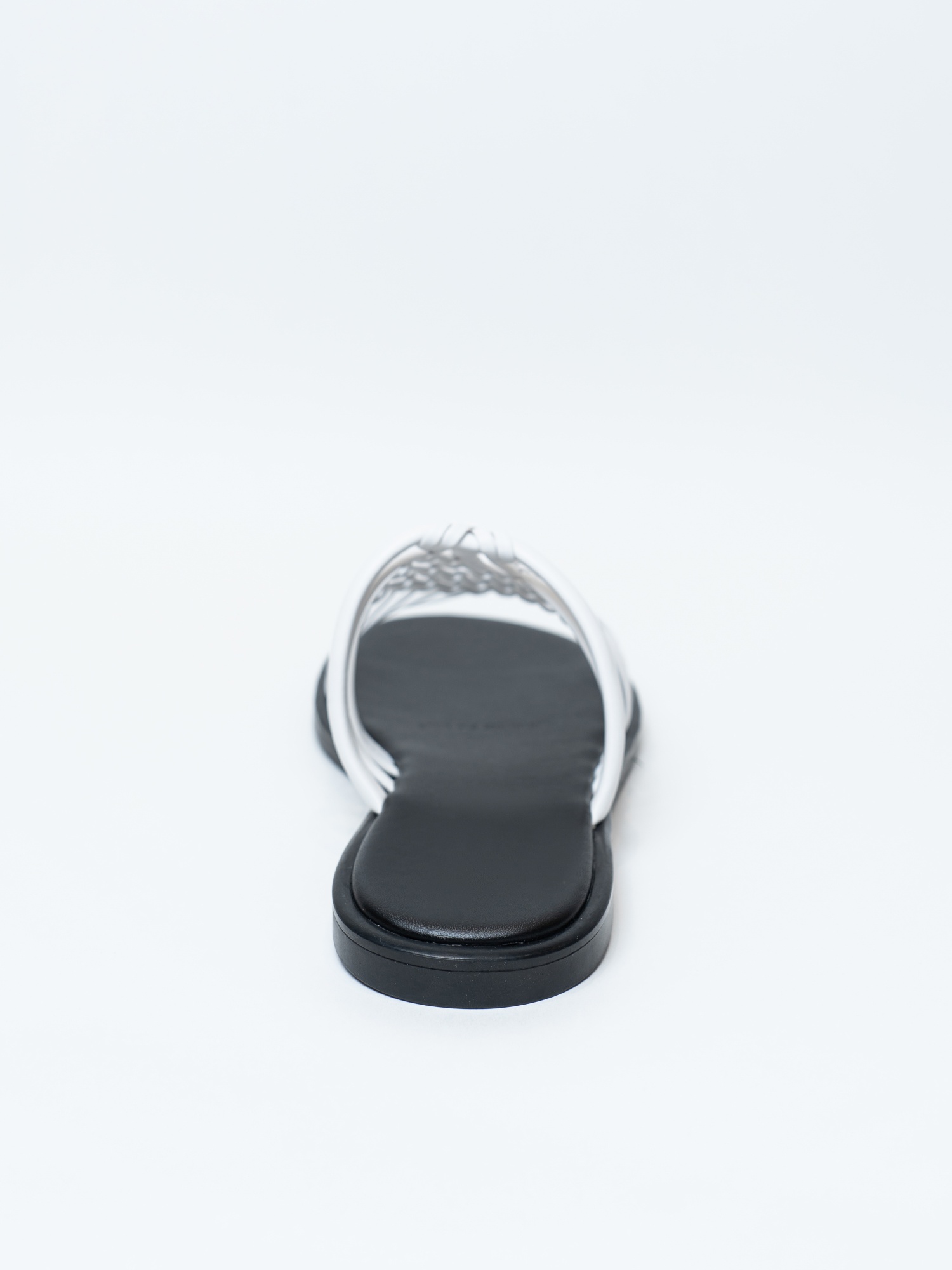 Сабо женские, арт 25063-8-2, искусственная кожа, цвет бел.