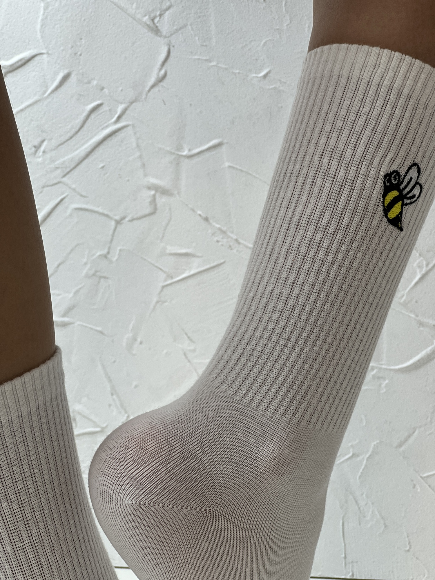 Носки женские, арт 220, текстиль, цвет белый