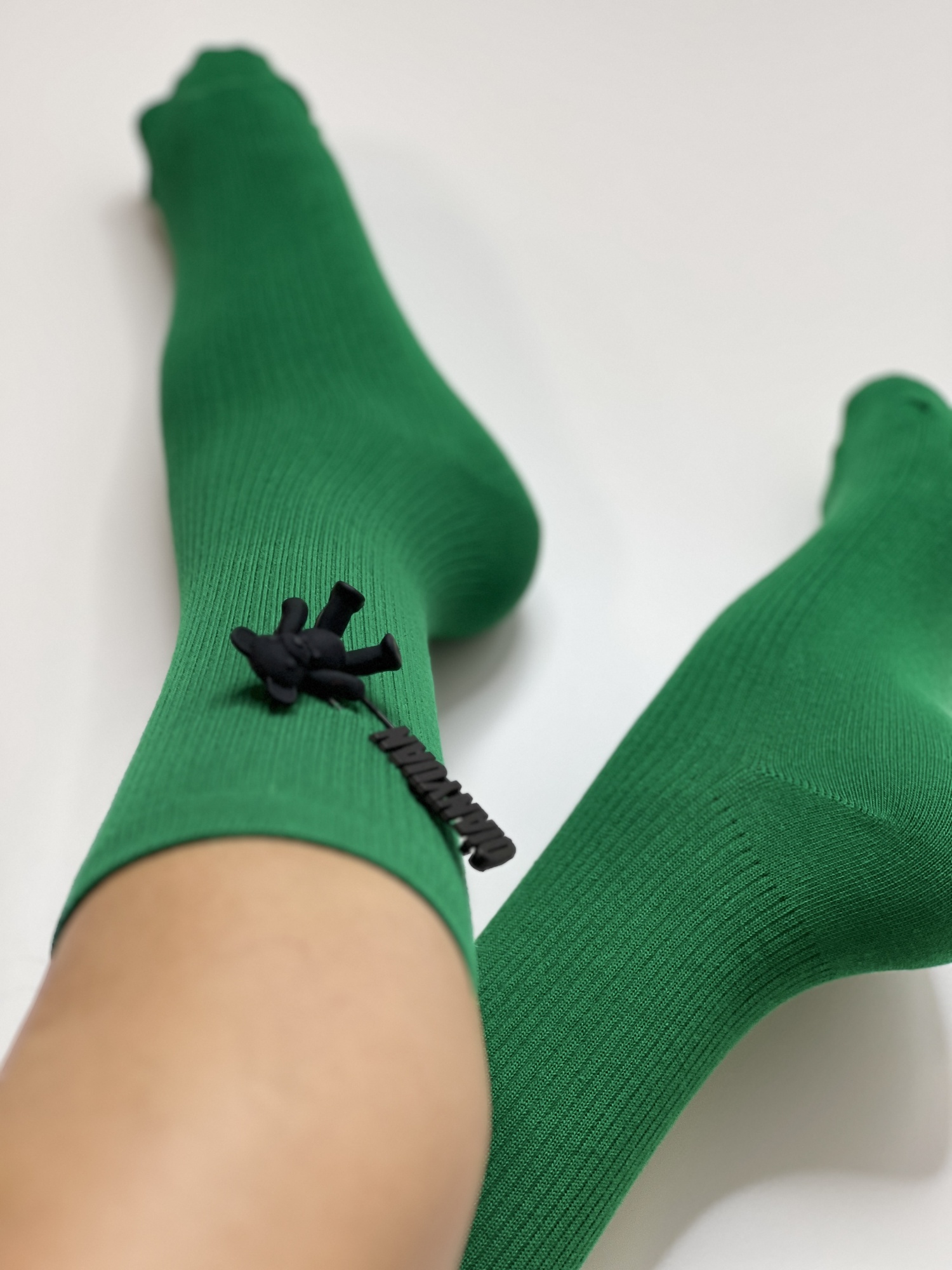 Носки женские, арт 110, текстиль, цвет зеленый