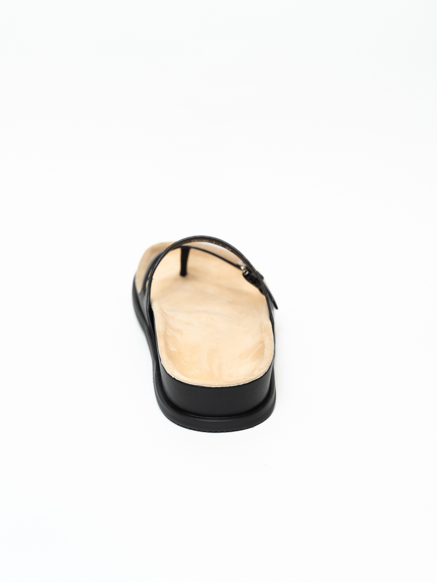 Сабо женские, арт ZX820-1-1, натуральная кожа, цвет черн.