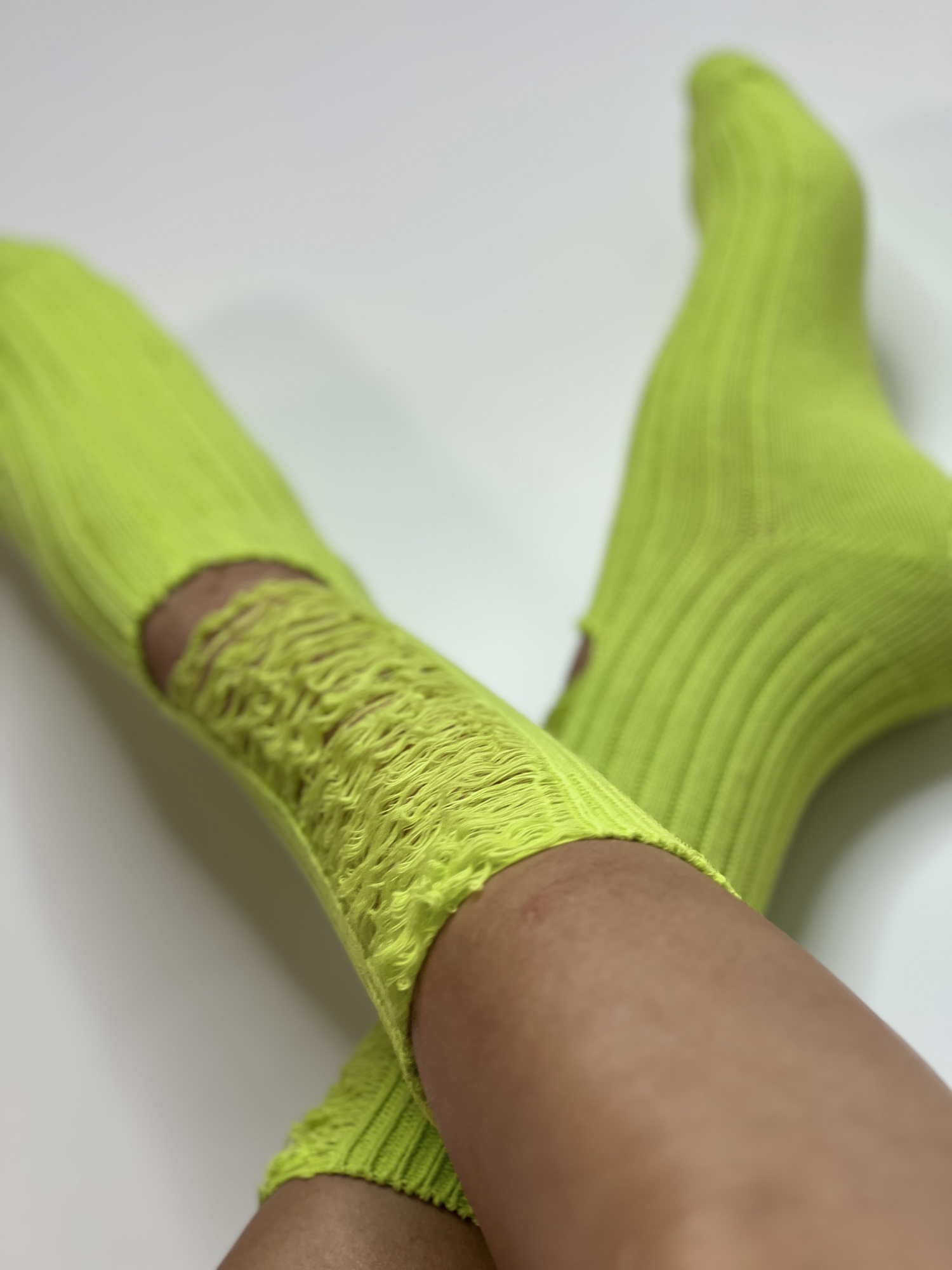 Носки женские, арт 150, текстиль, цвет салатовый