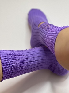 Носки женские, арт 150, текстиль, цвет фиолетовый