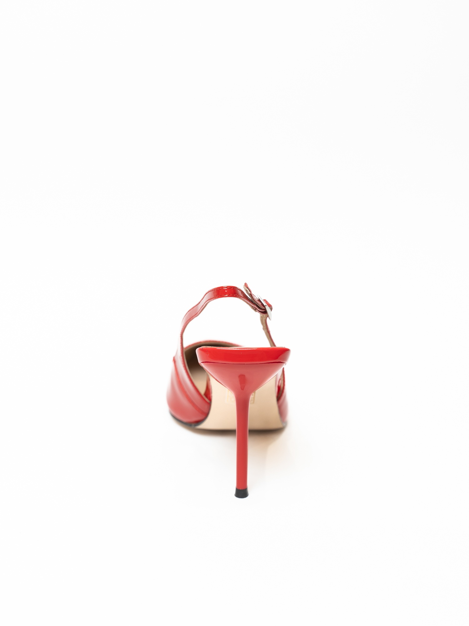 Босоножки женские, арт WQ1238-113-3, натуральная лакированная кожа, цвет красн.