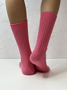 Носки женские, арт 150, текстиль, цвет розовый