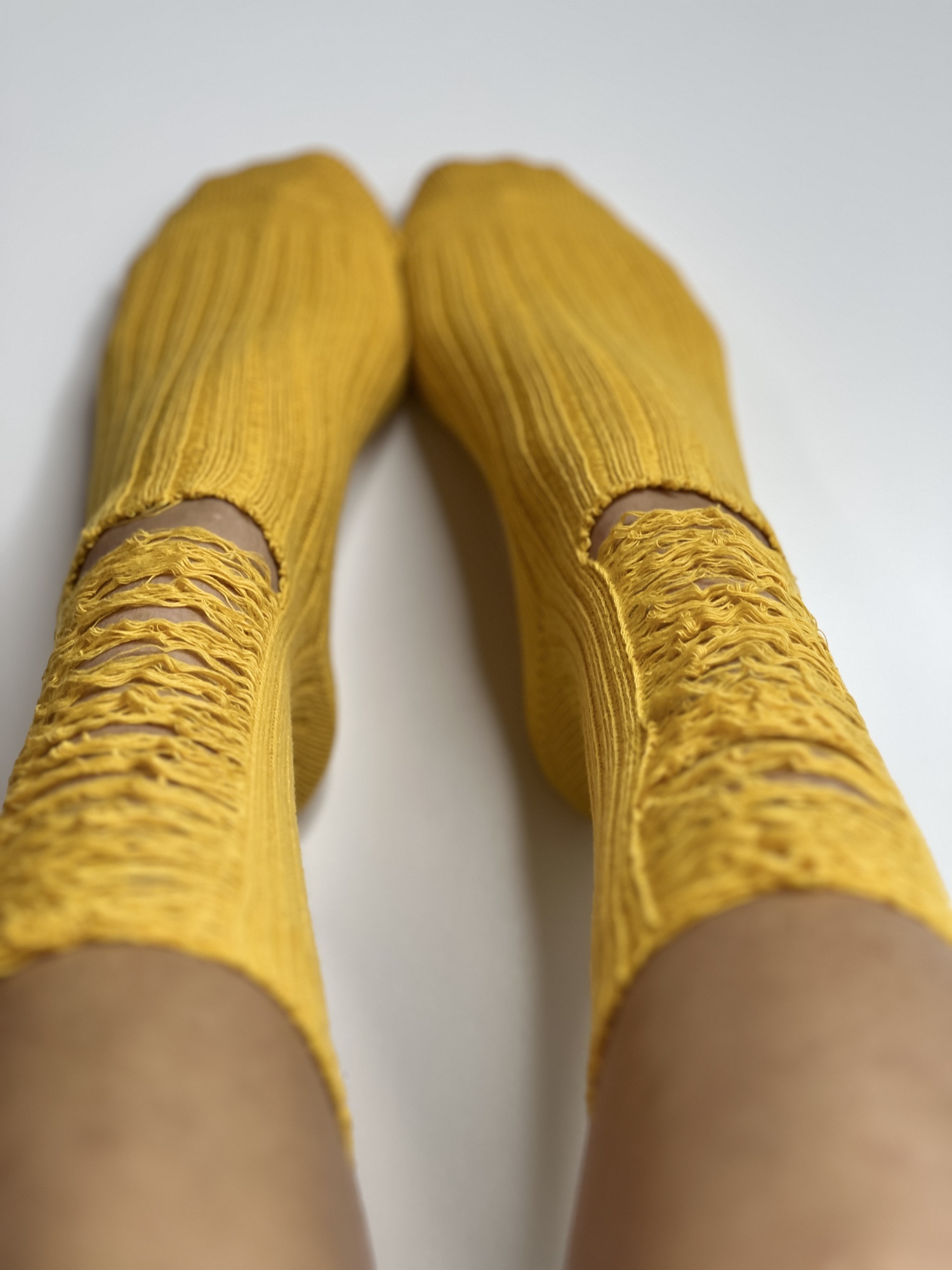 Носки женские, арт 150, текстиль, цвет желтый