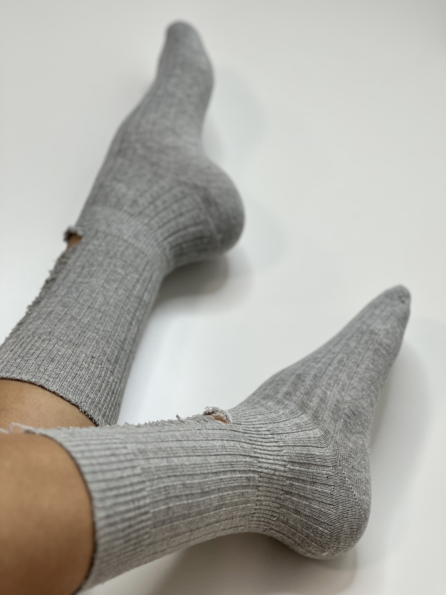 Носки женские, арт 101, текстиль, цвет сер.