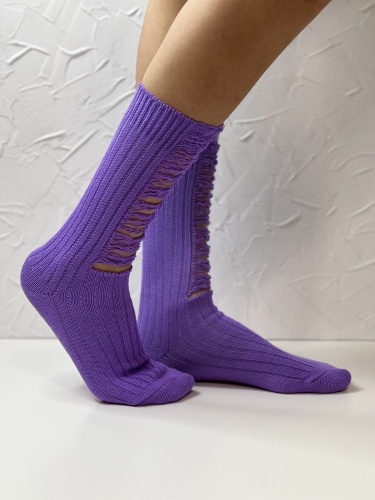 Носки женские, арт 150, текстиль, цвет фиолетовый