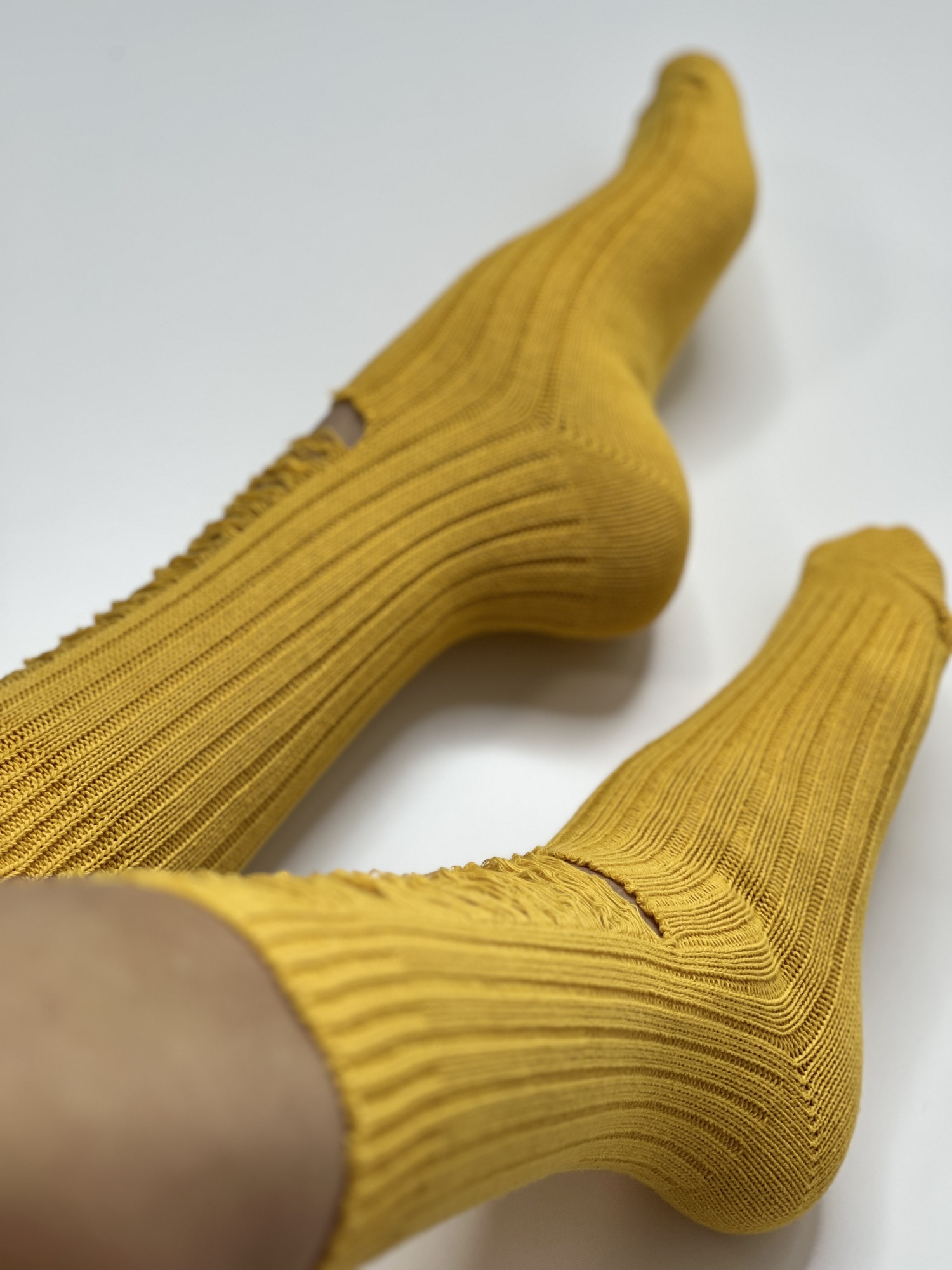 Носки женские, арт 150, текстиль, цвет желтый