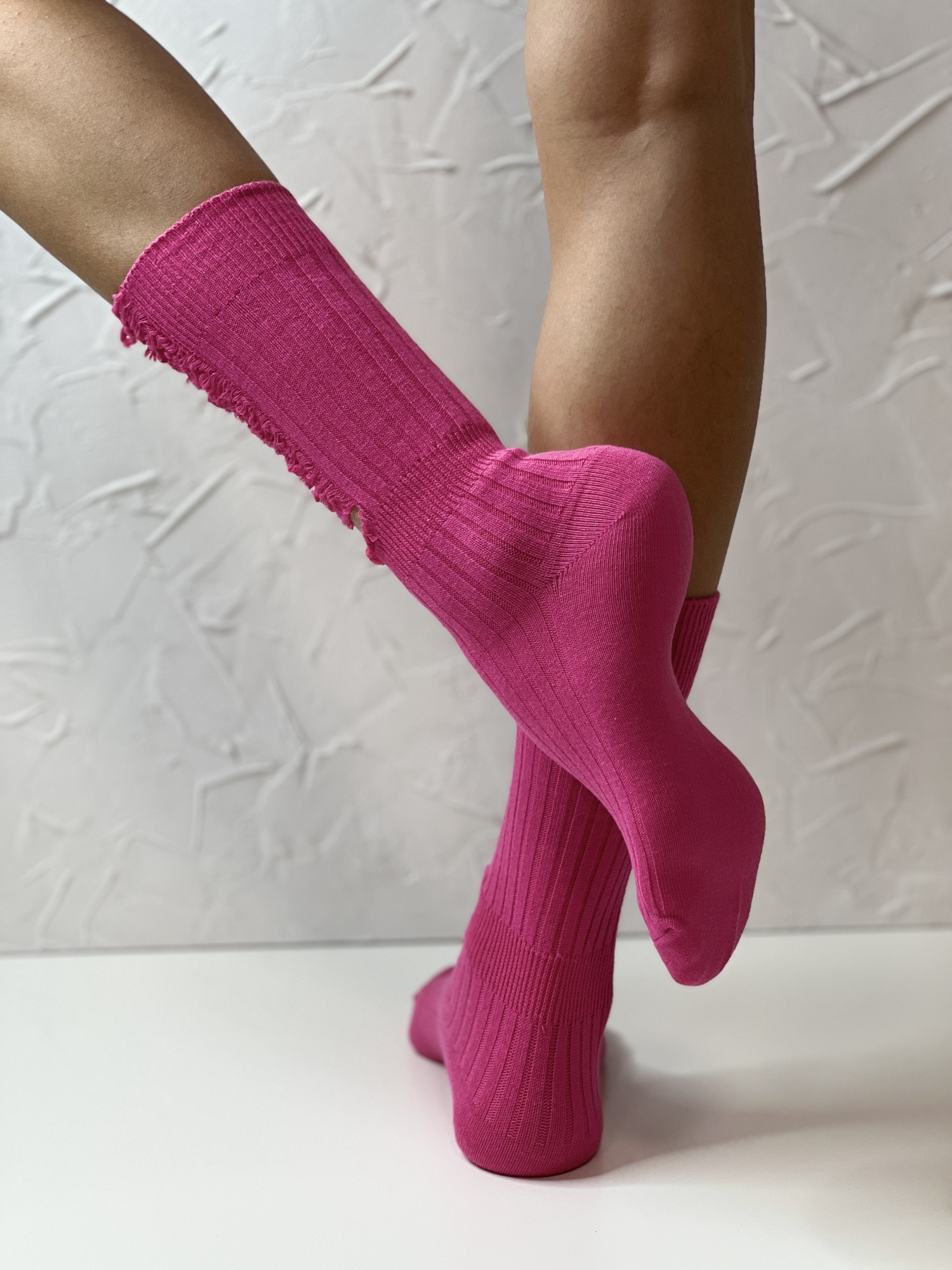 Носки женские, арт 101, текстиль, цвет розовый
