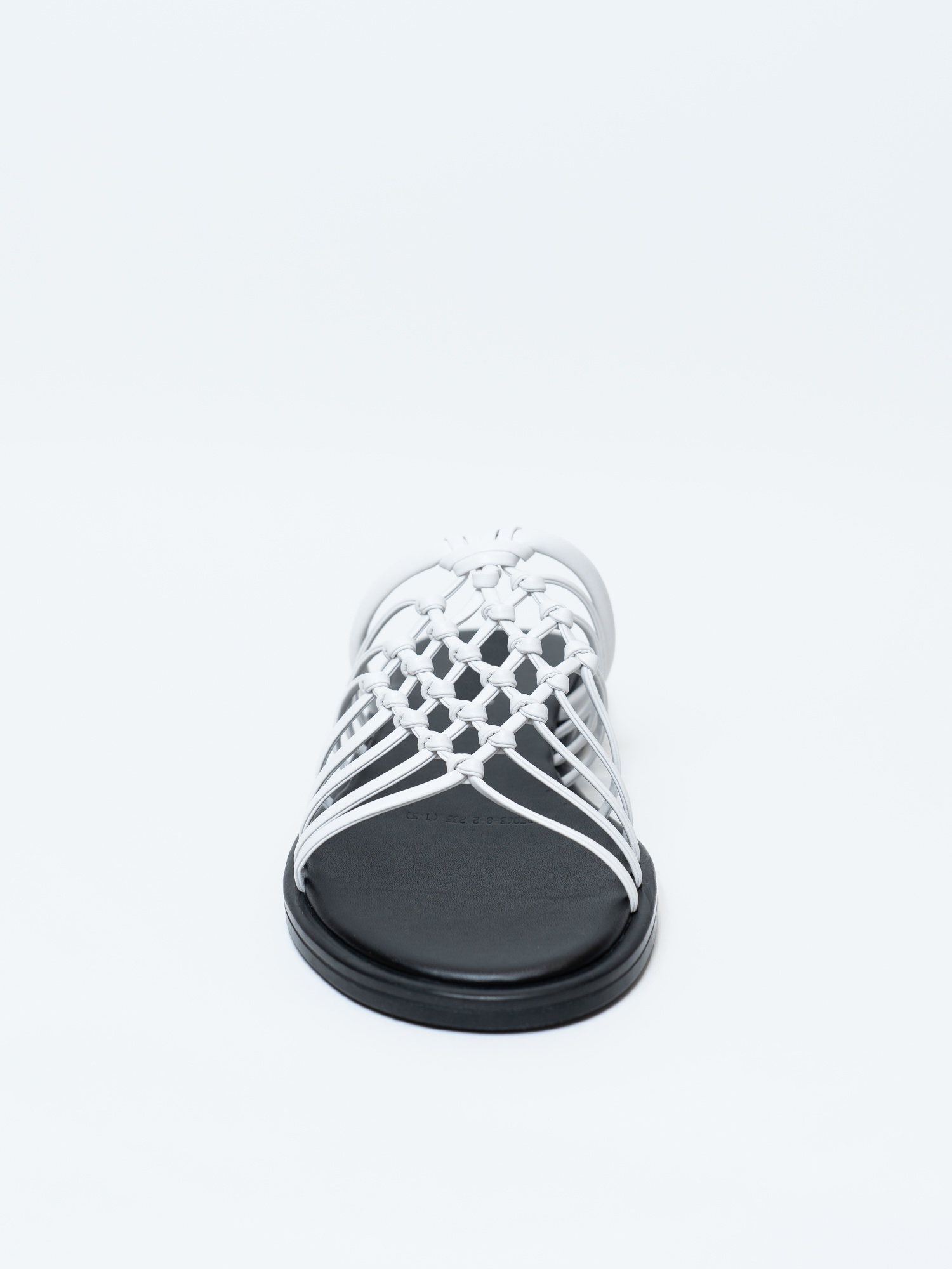 Сабо женские, арт 25063-8-2, искусственная кожа, цвет бел.