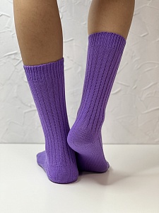 Носки женские, арт 150, текстиль, цвет фиолетовый