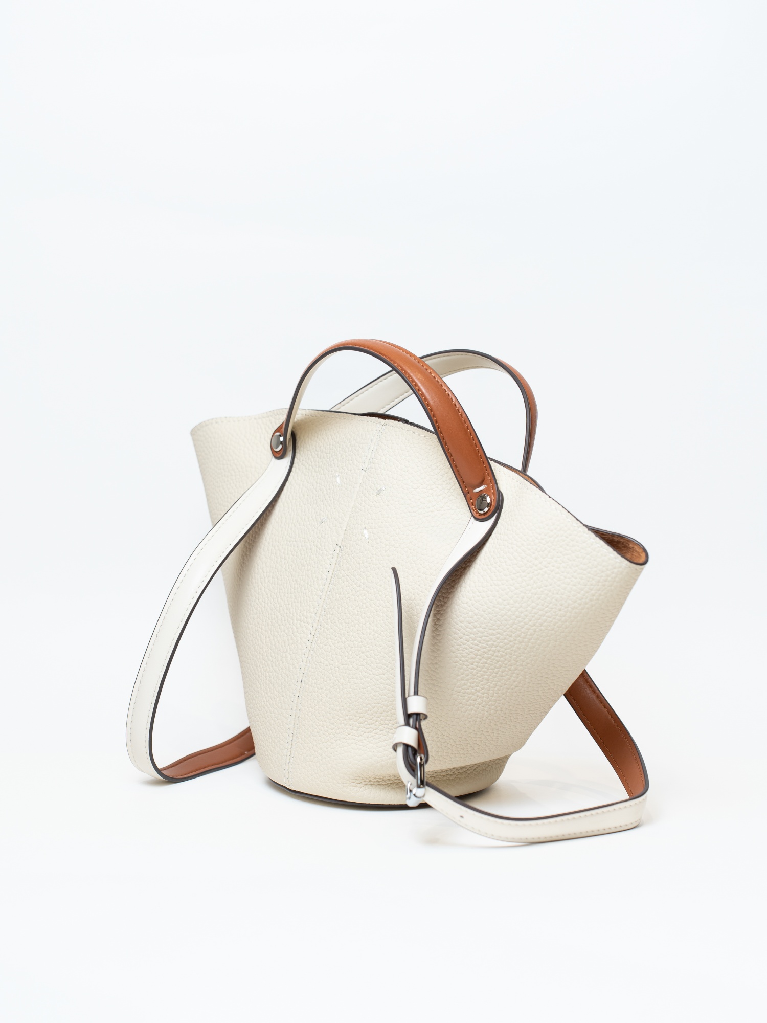 Сумка женская, арт 3837, натуральная кожа, цвет беж.