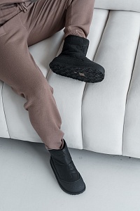 Ботинки женские, арт 2326-2-2M, натуральная кожа, цвет черн.