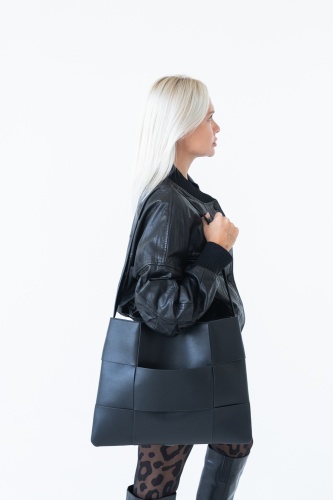Сумка женская, арт 2682, натуральная кожа, цвет черн..