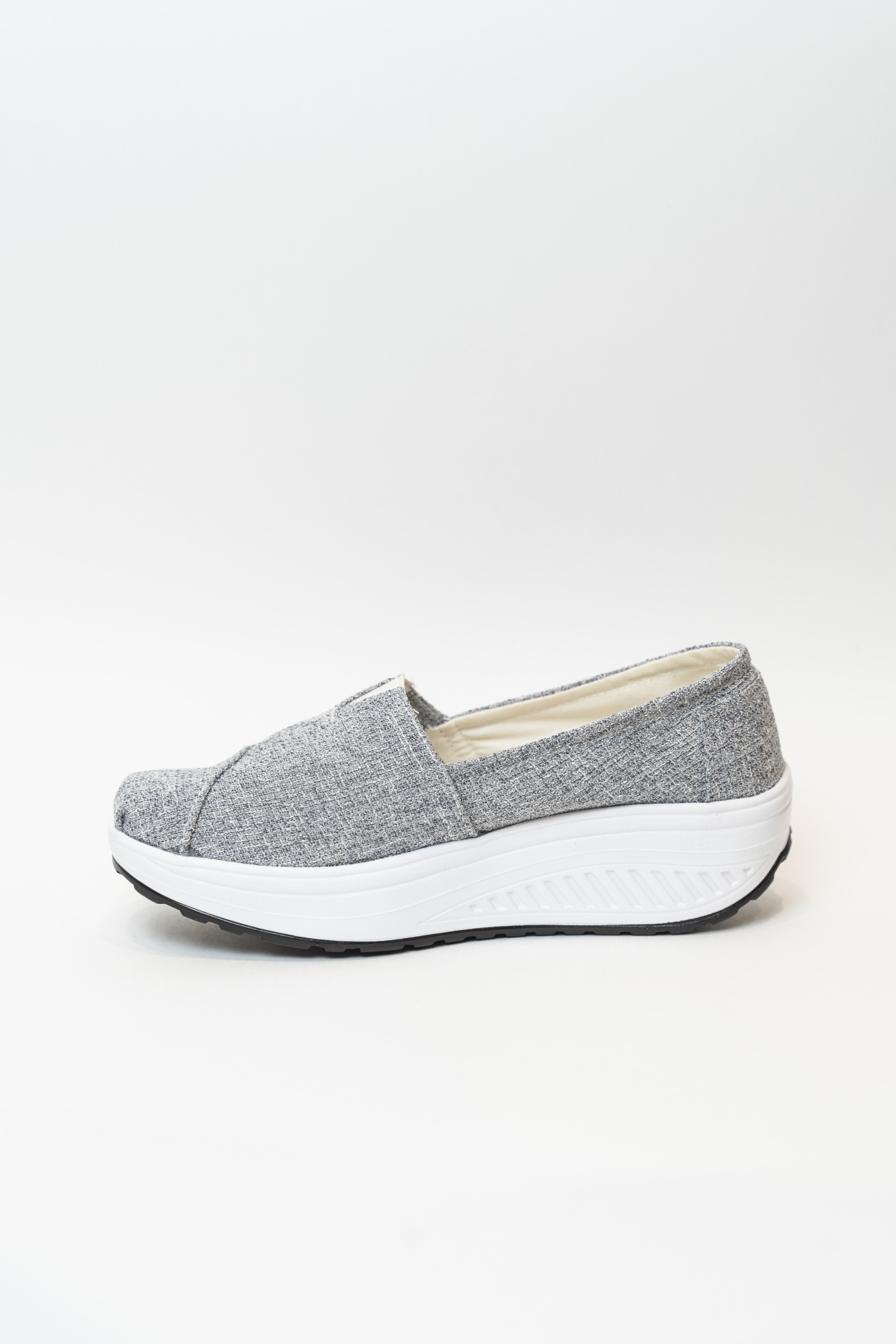 Кроссовки женские, арт 5145-801-692 D, текстиль, цвет сер.