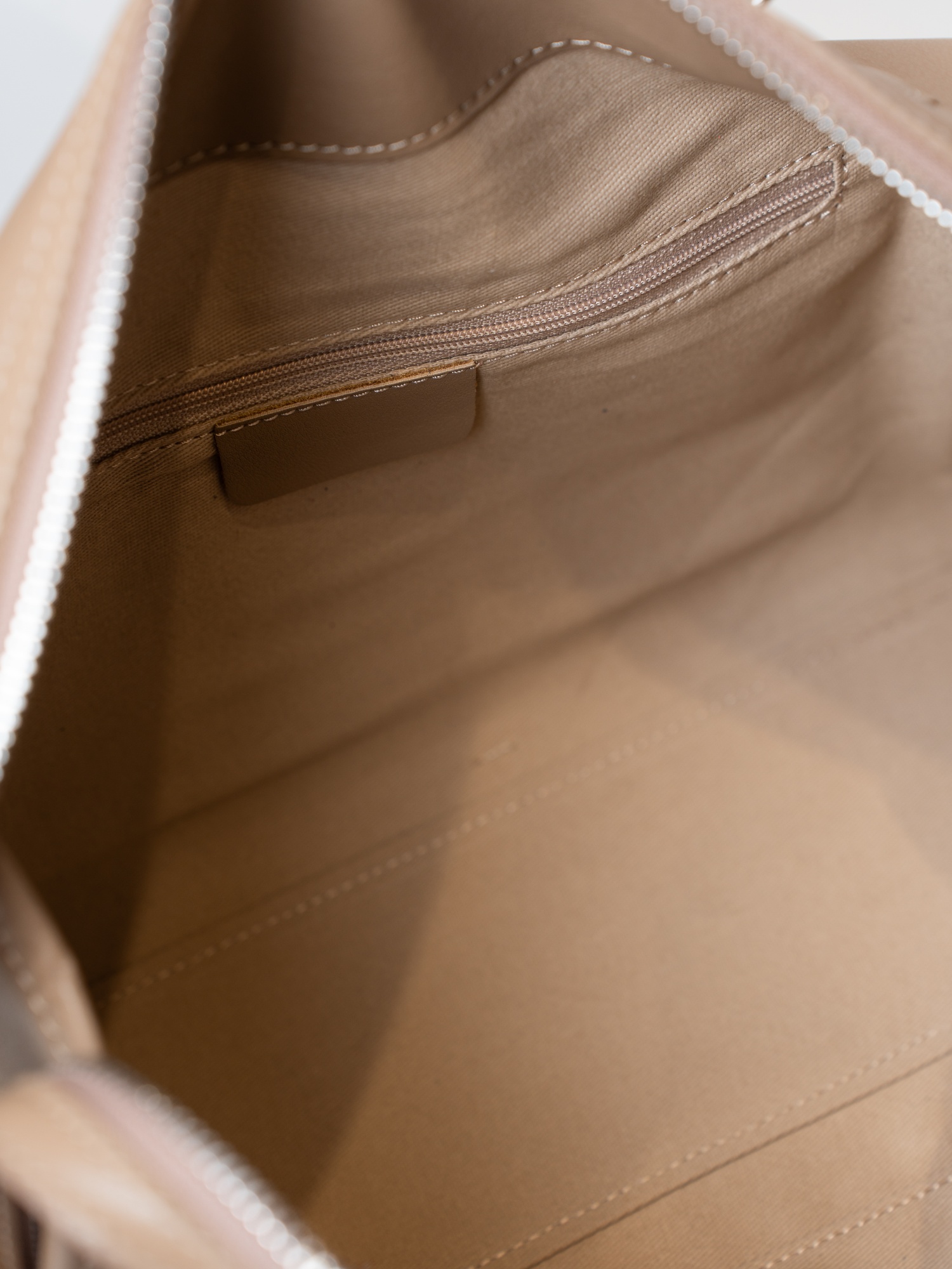 Сумка женская, арт 89-8761, натуральная кожа, цвет беж.