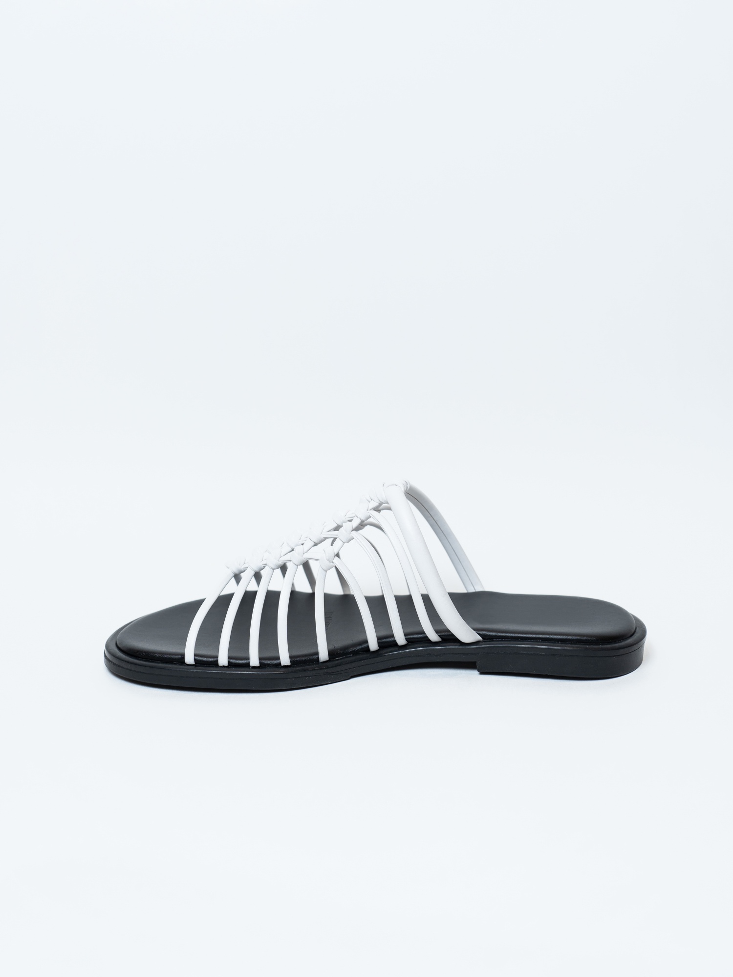 Сабо женские, арт 25063-8-2, искусственная кожа, цвет бел.