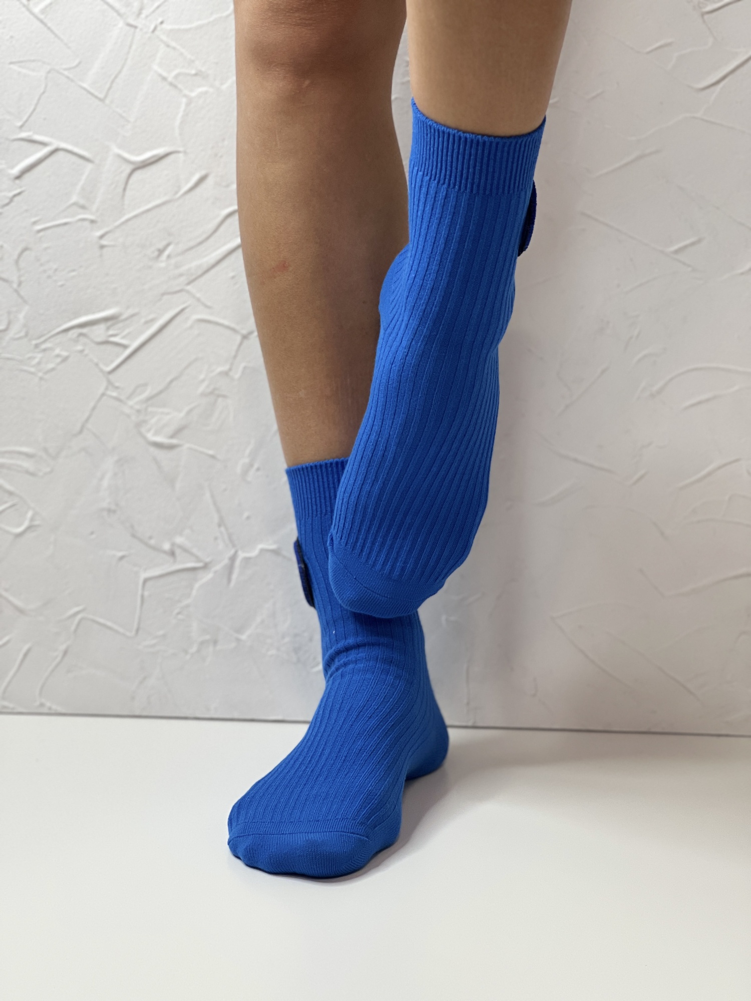 Носки женские, арт 210, текстиль, цвет синий