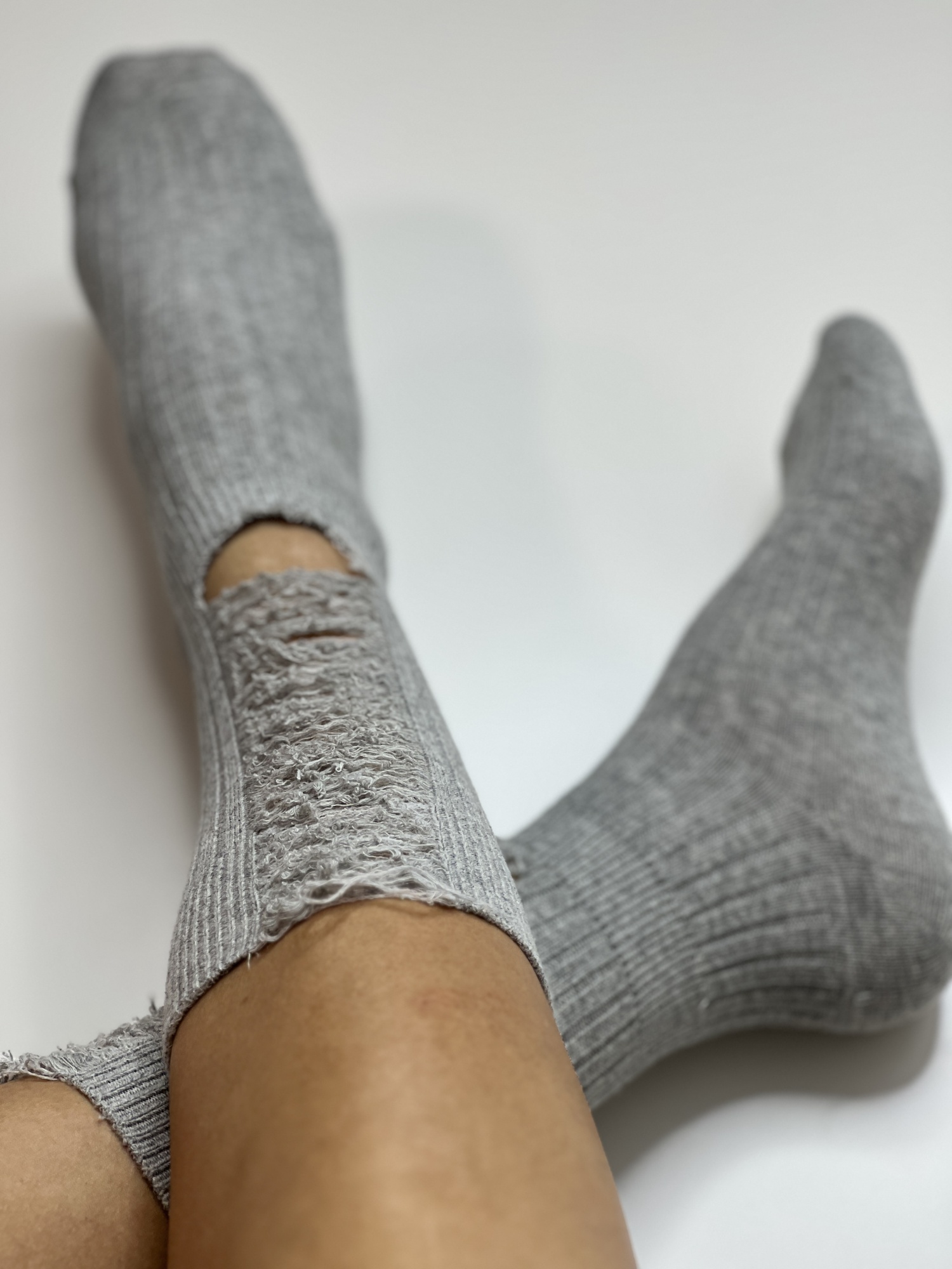 Носки женские, арт 101, текстиль, цвет сер.