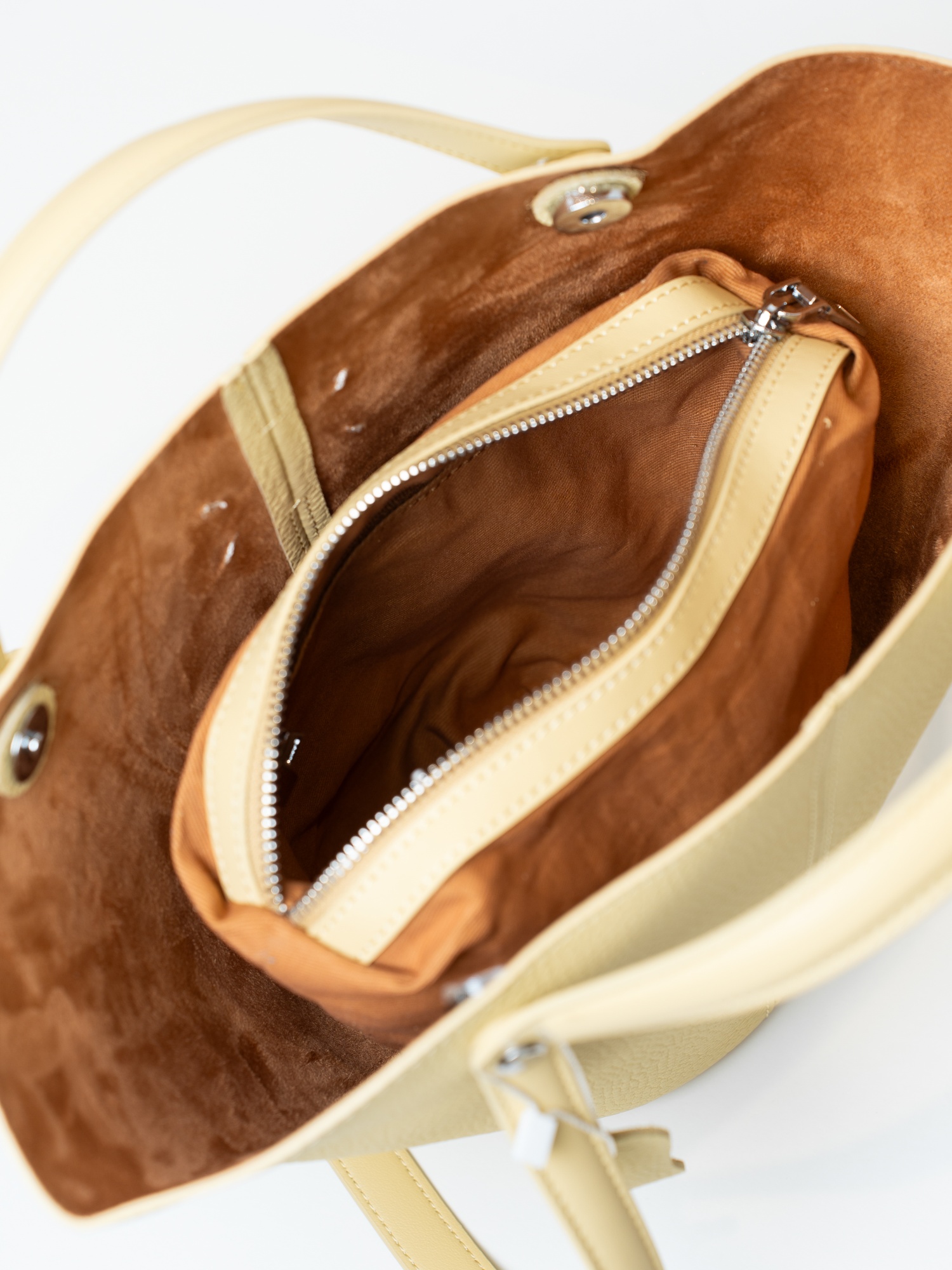 Сумка женская, арт 3837, натуральная кожа, цвет желт.