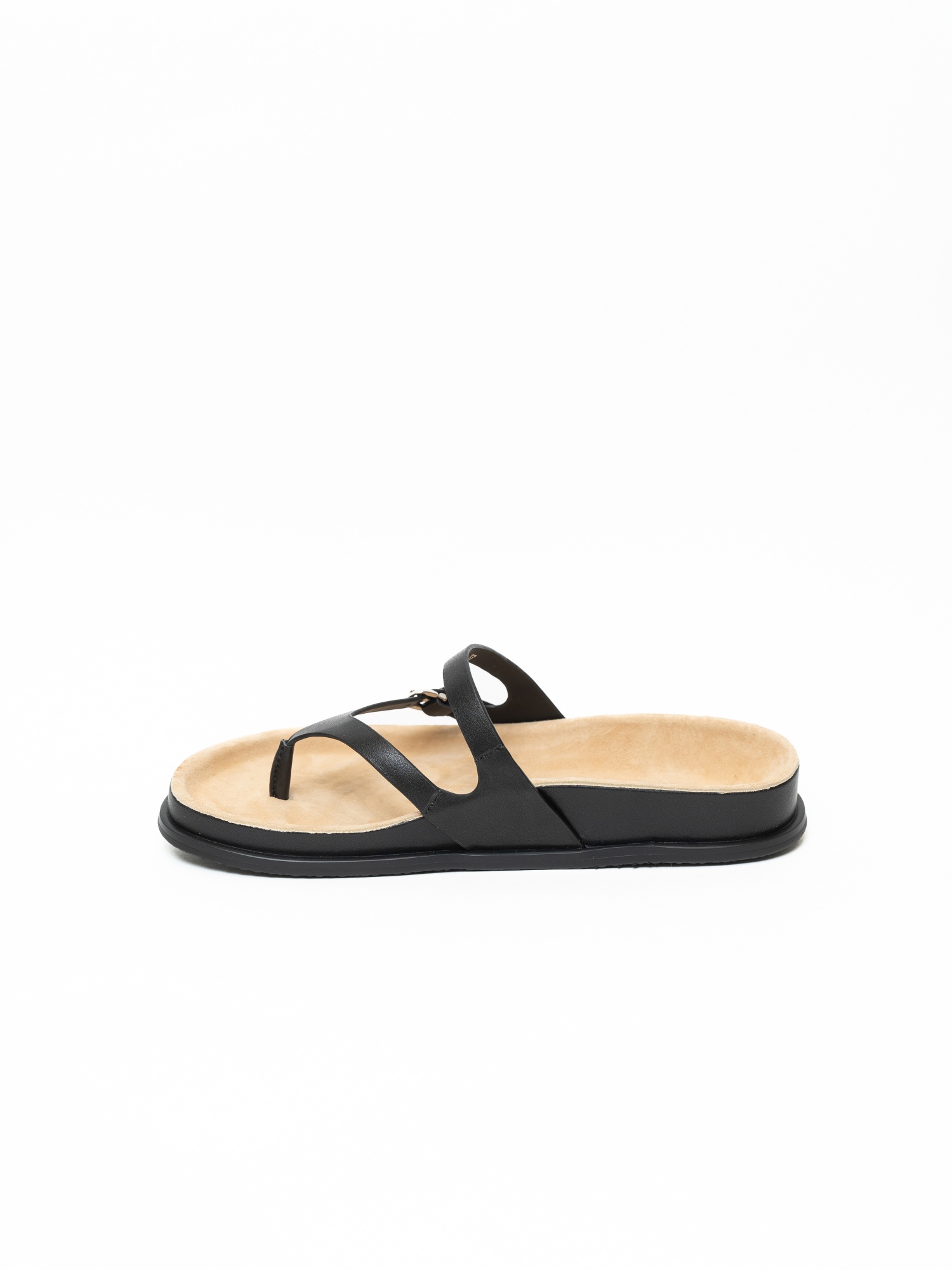 Сабо женские, арт ZX820-1-1, натуральная кожа, цвет черн.