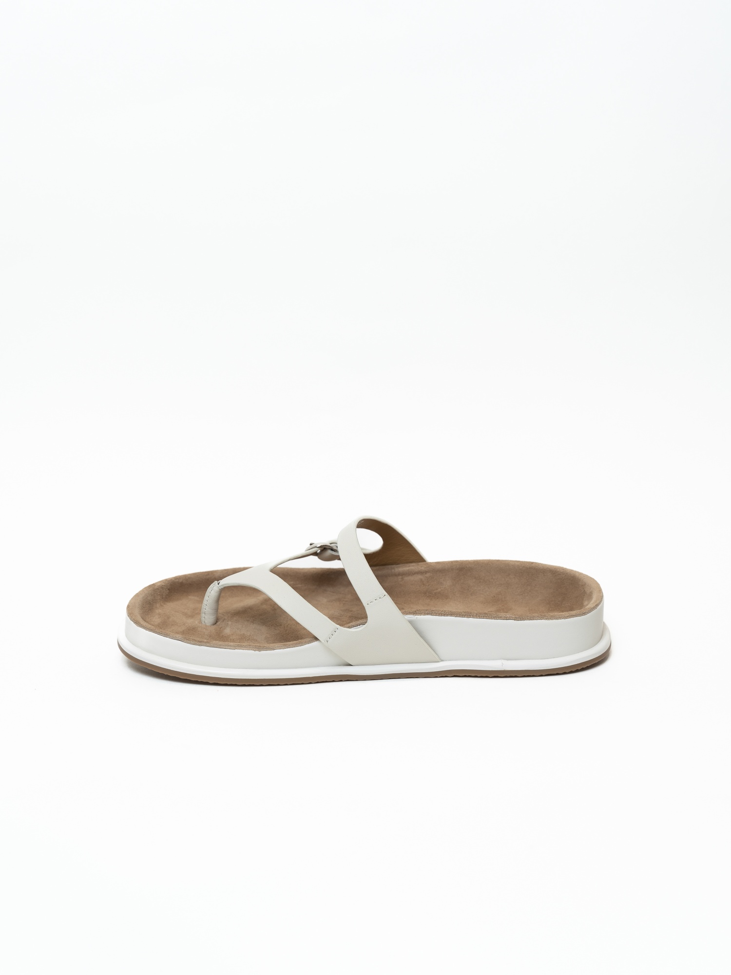 Сабо женские, арт ZX820-1-2, натуральная кожа, цвет бел.