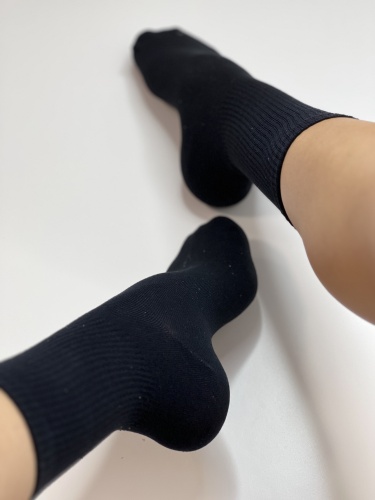 Носки женские, арт 220, текстиль, цвет черный