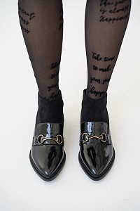 Ботинки женские, арт 71227-F3-H003-H1316, натуральная кожа, цвет черн.