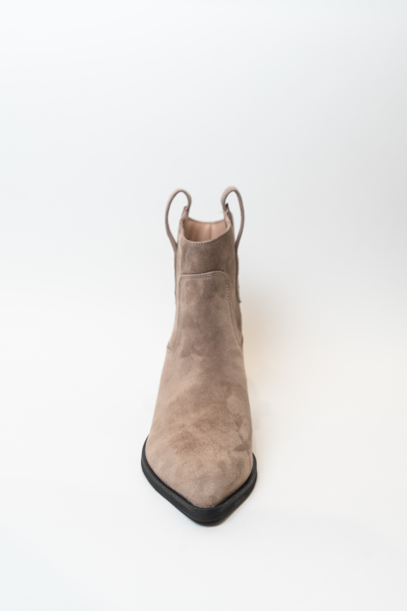 Ботинки женские, арт K-R-AF1254-55, натуральная кожа, цвет беж.