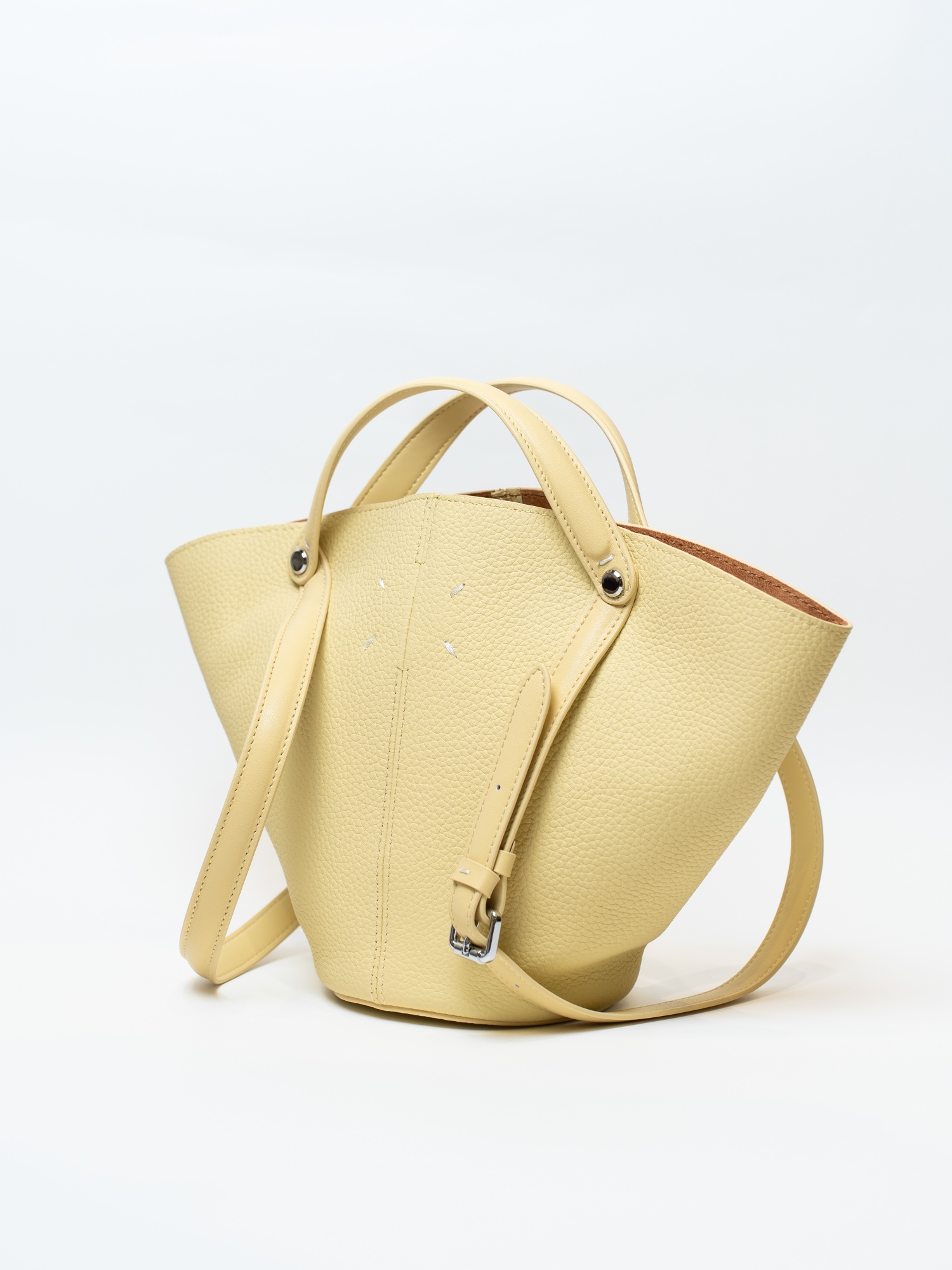 Сумка женская, арт 3837, натуральная кожа, цвет желт.