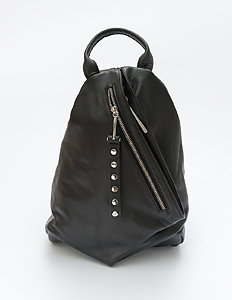 Рюкзак женский, арт 19002, натуральная кожа, цвет черн.