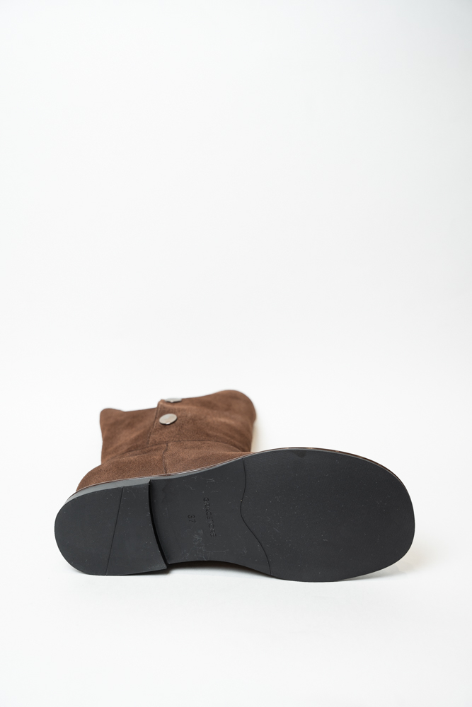 Ботинки женские, арт 02-Y5466N594-N217AR, натуральная замша, цвет кор. Ботинки женские, арт 02-Y5466N594-N217AR, натуральная замша, цвет кор.