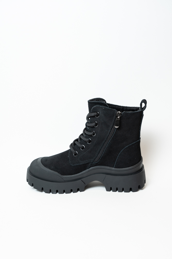 Ботинки женские, арт 9161-2F-R001, натуральная замша, цвет черн. Ботинки женские, арт 9161-2F-R001, натуральная замша, цвет черн.