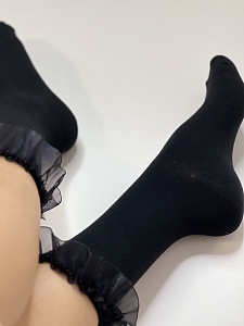 Носки женские, арт 140, текстиль, цвет черный