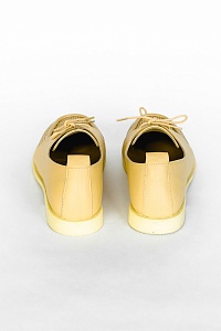 Туфли женские, арт 428 30-01-559, натуральная  кожа, цвет желт.