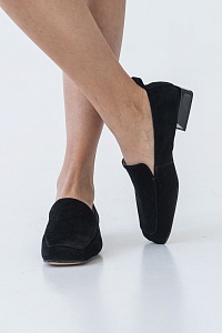 Туфли женские, арт H1598-H4300-Y85, натуральная кожа, цвет черн.